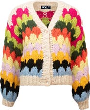 NVLT Multicolor Button Front Cardigan