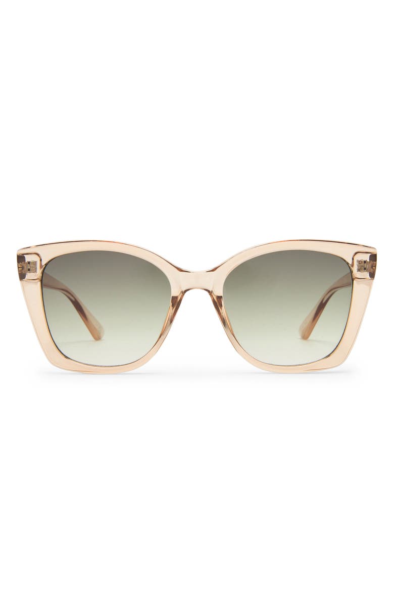 Le Specs Incantation 52mm Square Sunglasses, Main, color, Sand/ Khaki Grad
