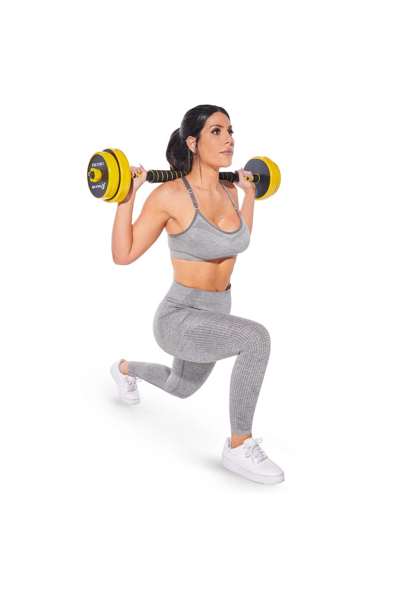 Adjustable Dumbbells and Barbell Set, Alternate, color, 33 lb