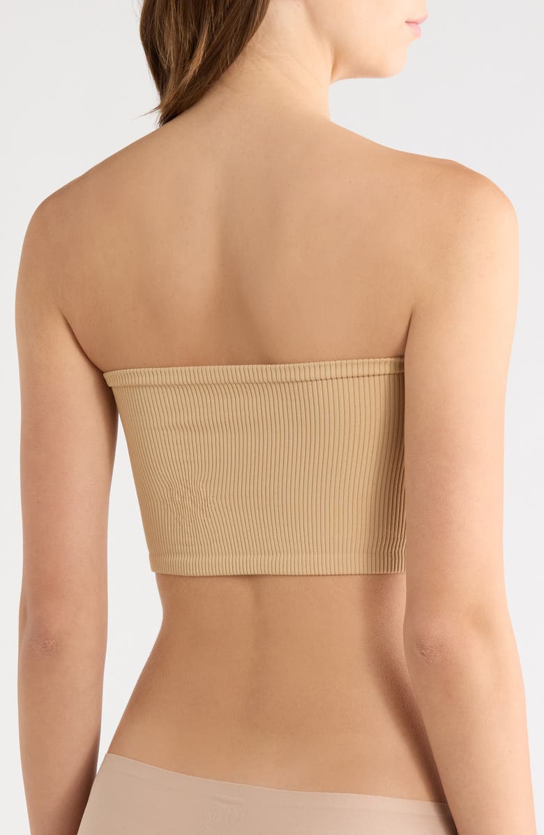 Free People Amelia Bandeau Bra, Alternate, color, Oat Latte