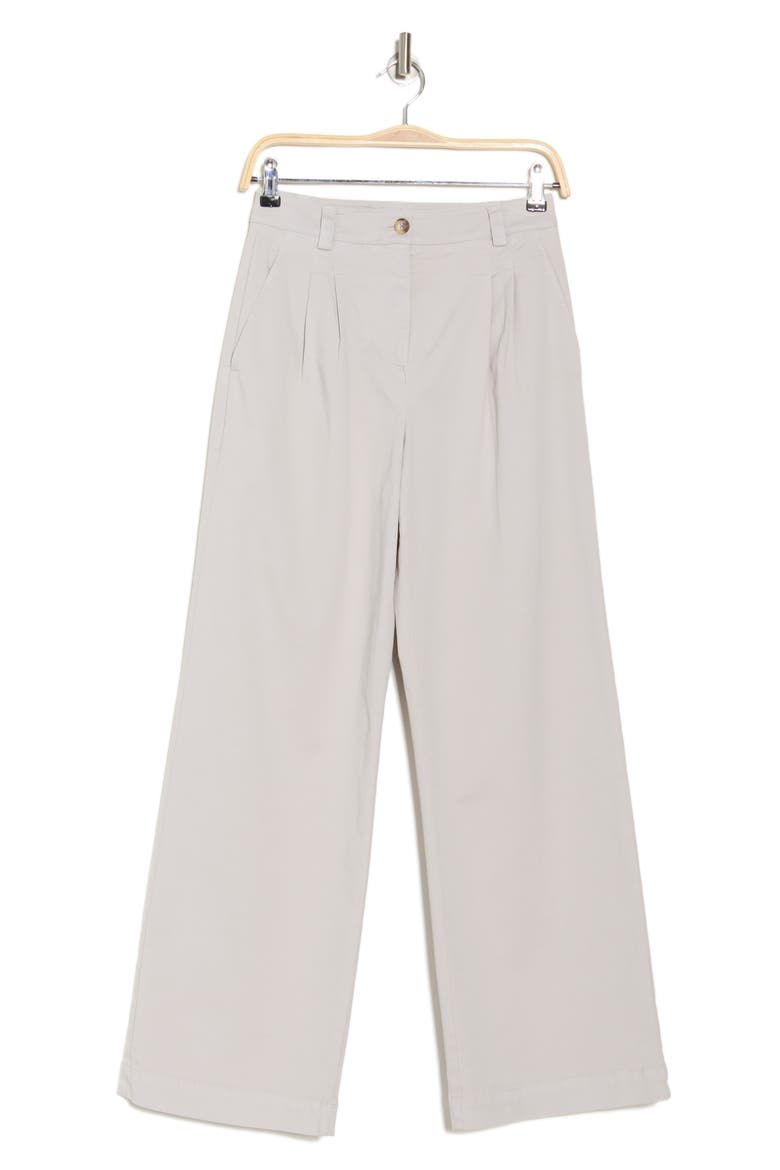 Astrid Pleated Wide Leg Pants, Alternate, color, GREY