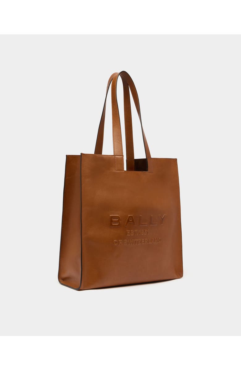 Bally Easy Bally Bag in Leather, Alternate, color, Brown