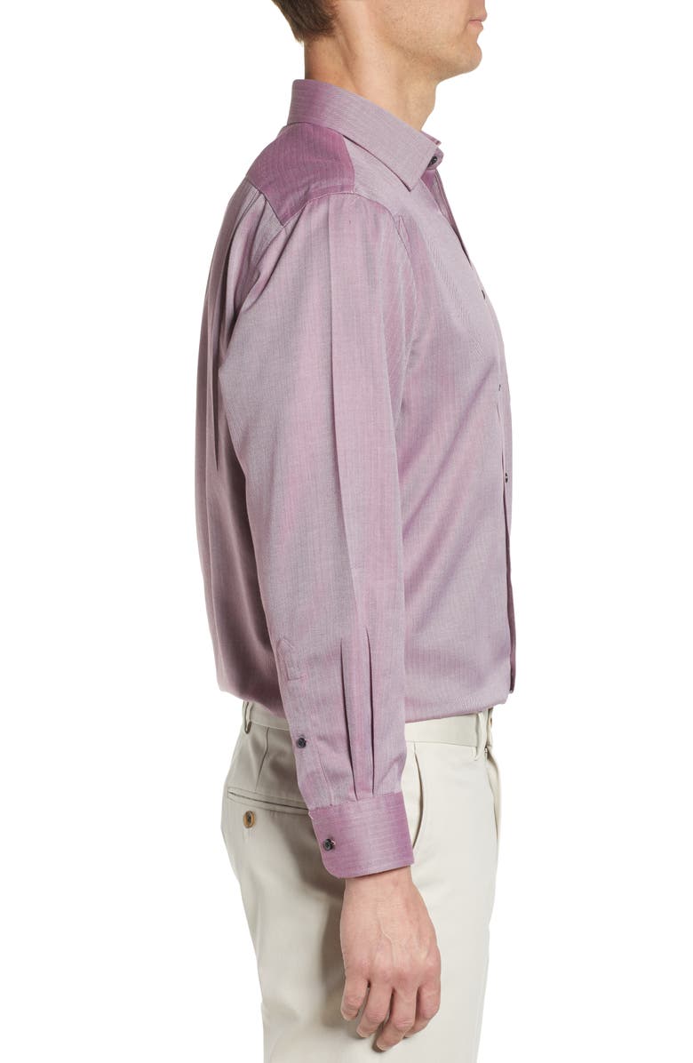 Nordstrom Smartcare<sup>™</sup> Traditional Fit Herringbone Dress Shirt, Alternate, color, 