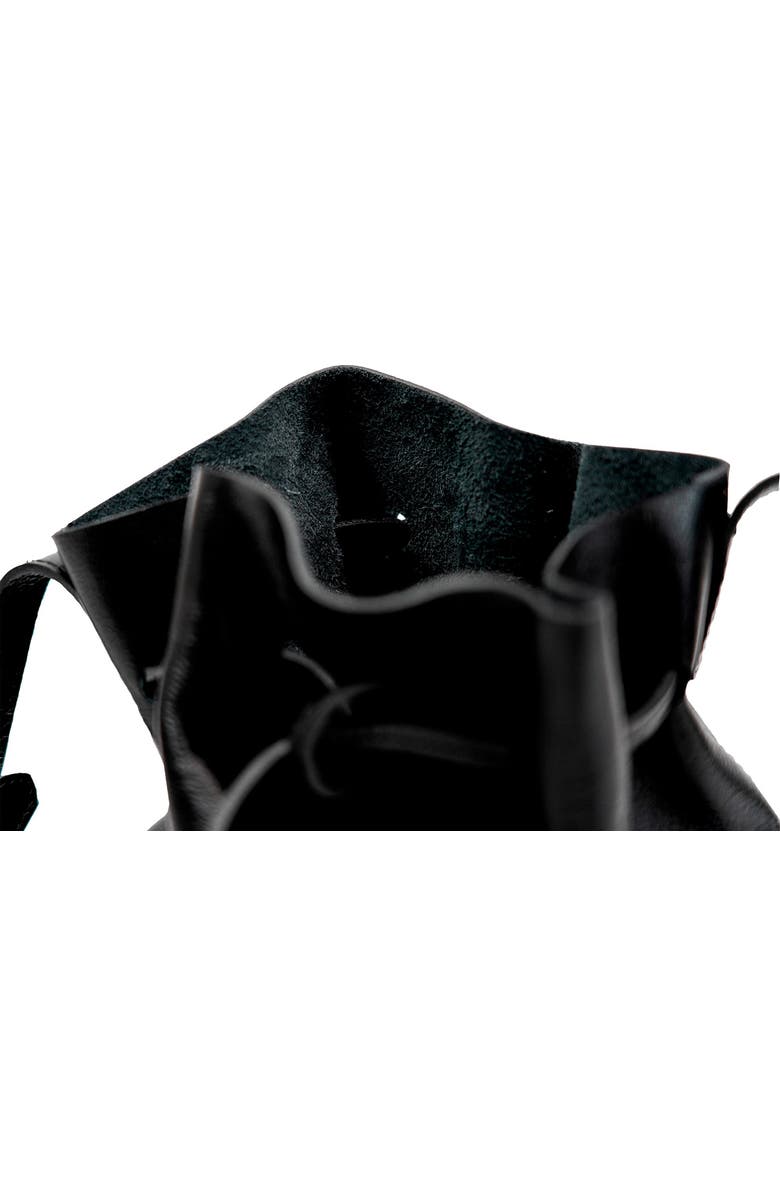 SABANDIJA Courtesy Leather Crossbody Bag, Alternate, color, Black