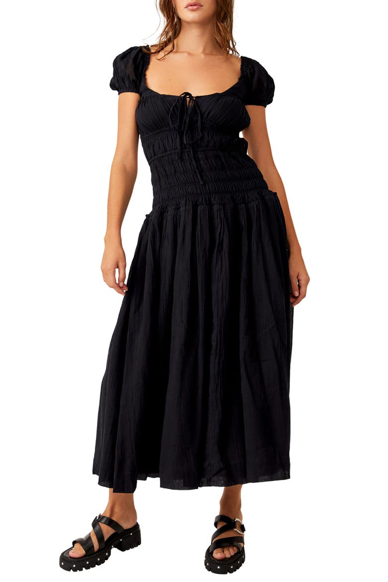 Feeling Bonita Strappy Back Maxi Dress, Alternate, color, BLACK