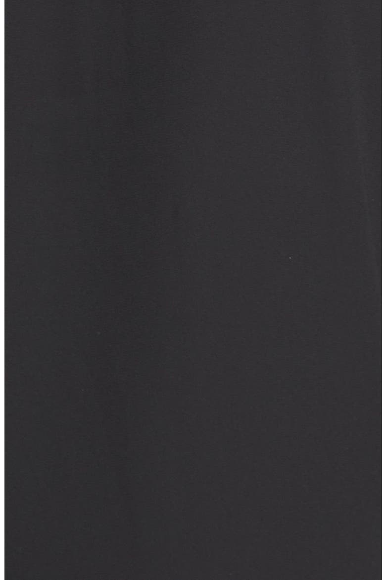Ruffle Hem Tie Neck Blouse, Alternate, color, RICH BLACK