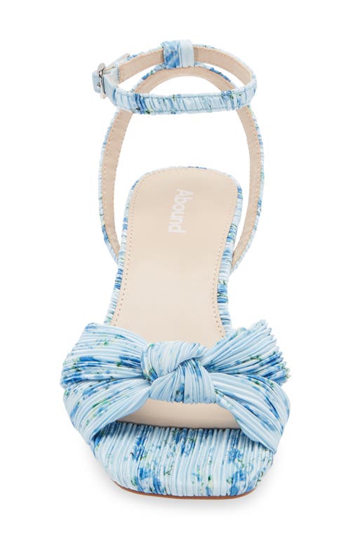 Abound Diana Kitten Heel Sandal In Blue Floral