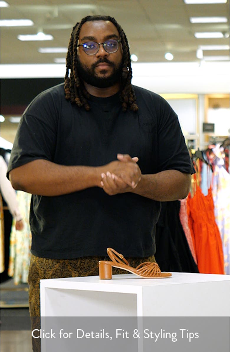 Olivia Ankle Strap Sandal, sales video thumbnail