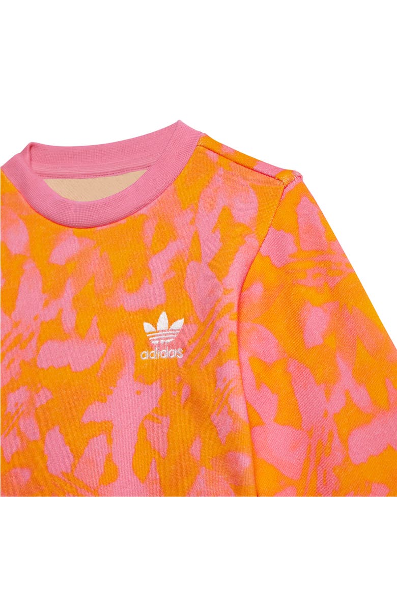 adidas Lifestyle Crewneck Sweatshirt & Joggers Set, Alternate, color, 