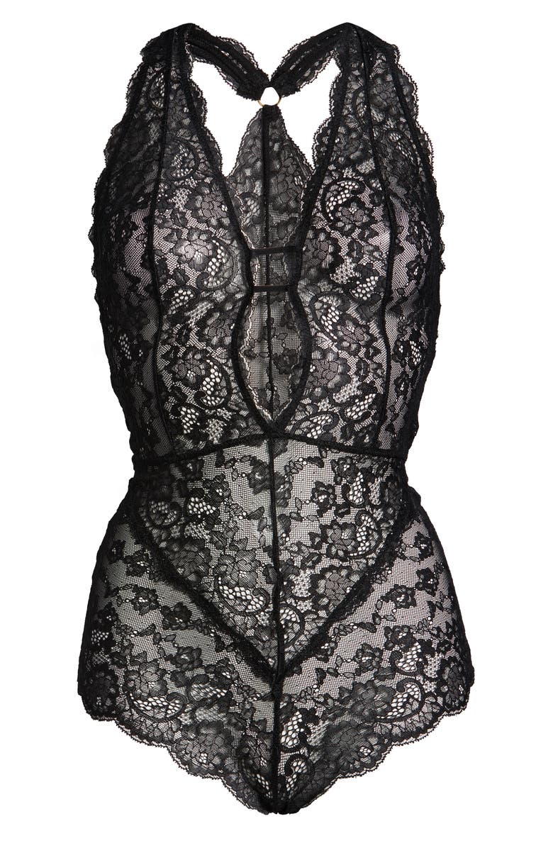 Honeydew Intimates Cassandra Lace Bodysuit, Alternate, color,
