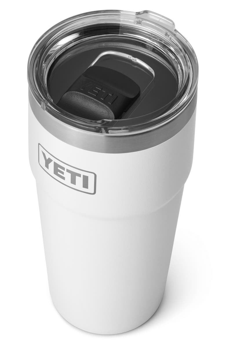 YETI Rambler 20-Ounce Stackable Cup, Alternate, color, White