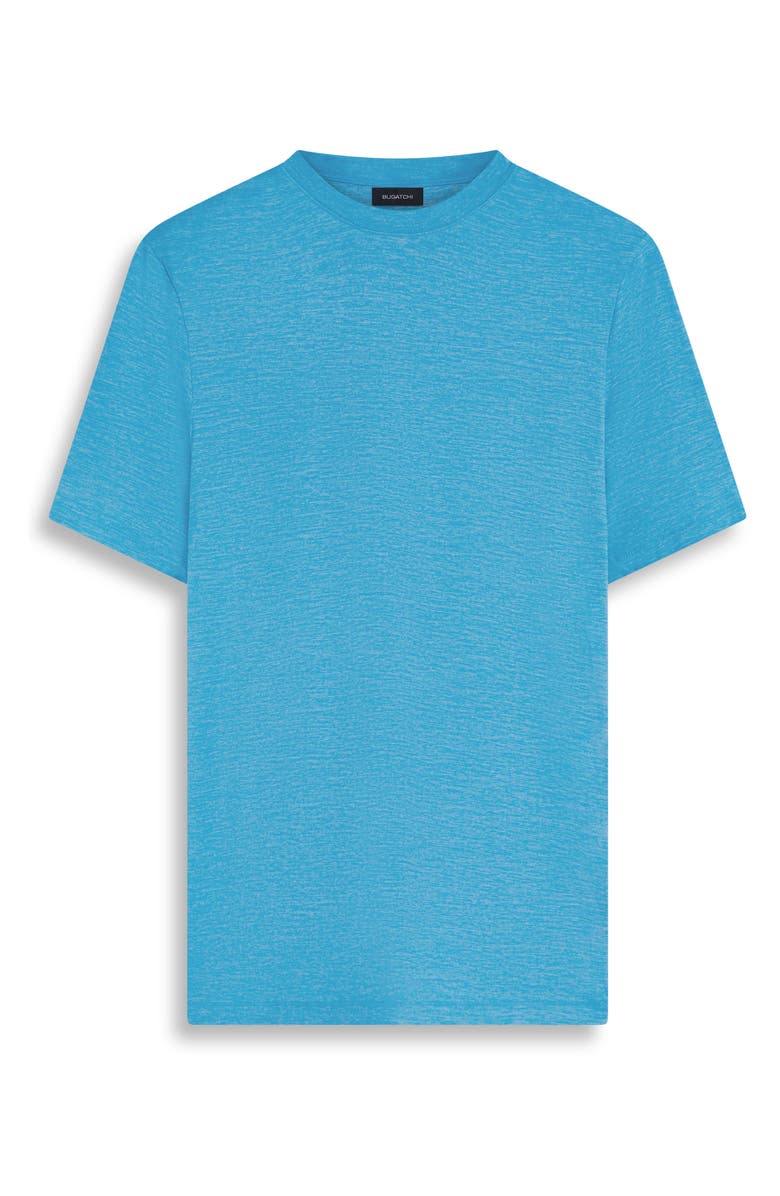 Bugatchi Crewneck T-Shirt, Alternate, color, Aqua
