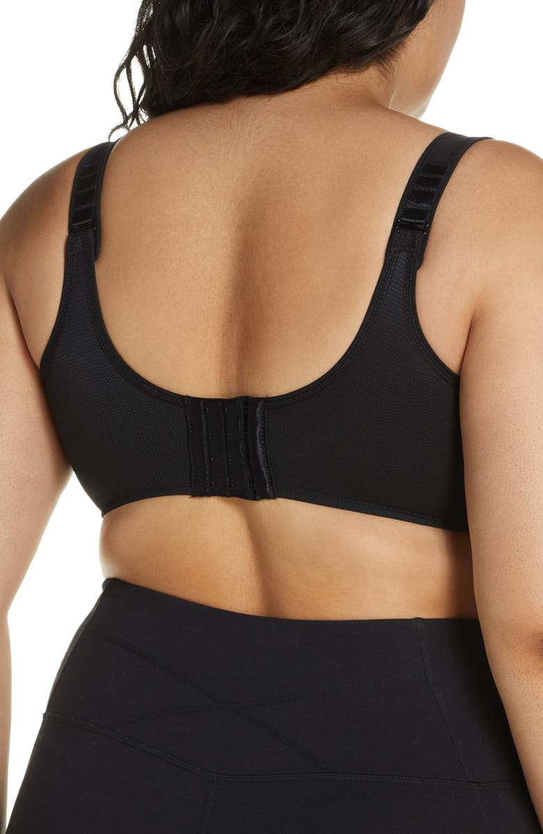 Wacoal Simone Seamless Underwire Sports Bra, Alternate, color, Black