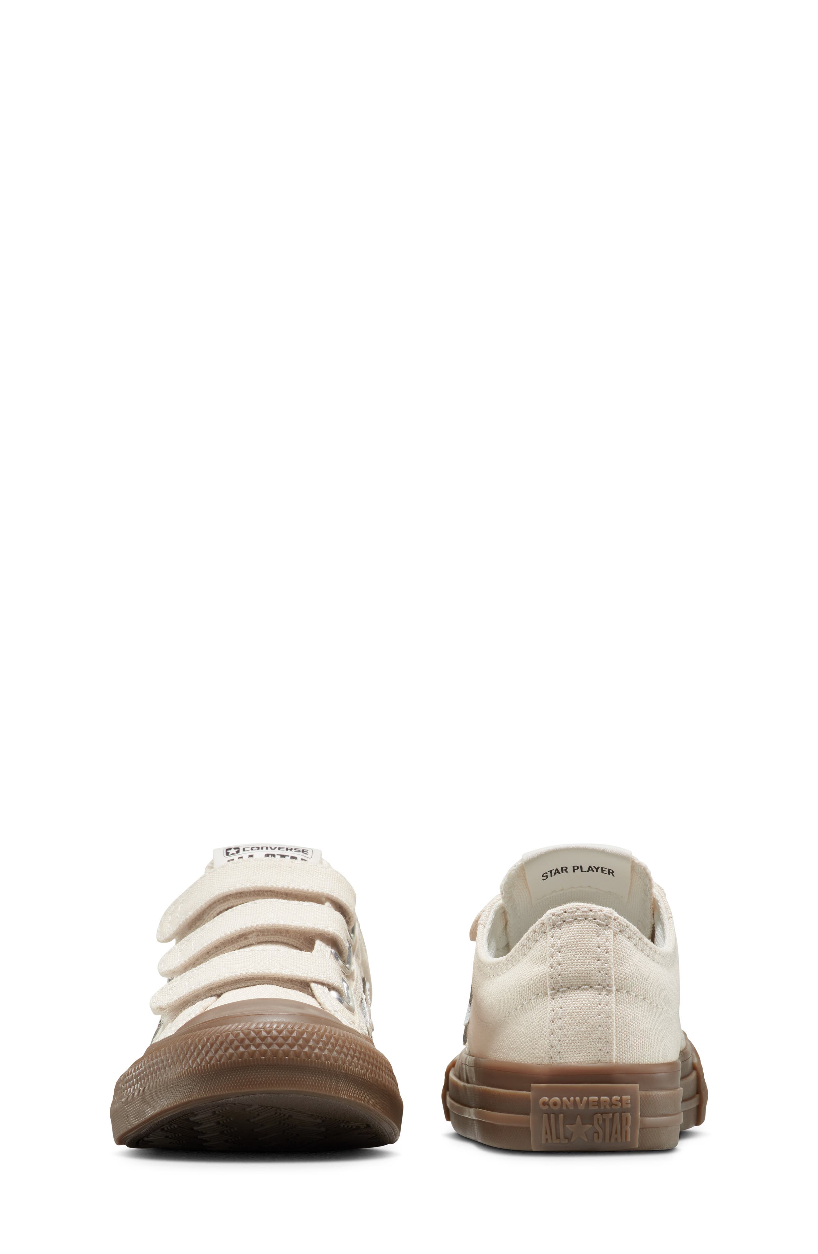 Converse Kids' Star Player 76 Gum Rubber Easy-On Sneaker, Alternate, color, Light Dune