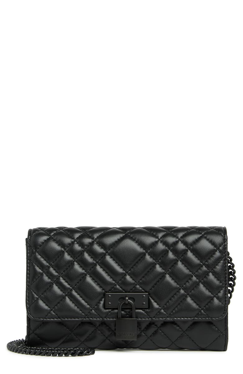 Kurt Geiger London Drench Quilt Wallet on a Chain, Main, color,