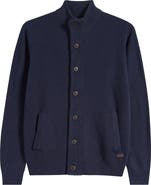 Barbour Wool Button & Zip Front Cardigan