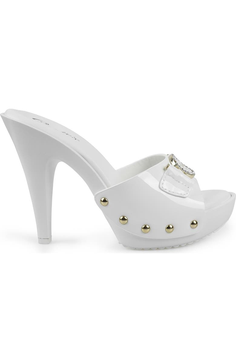 Candie's Lorenna Platform Sandal, Alternate, color, White