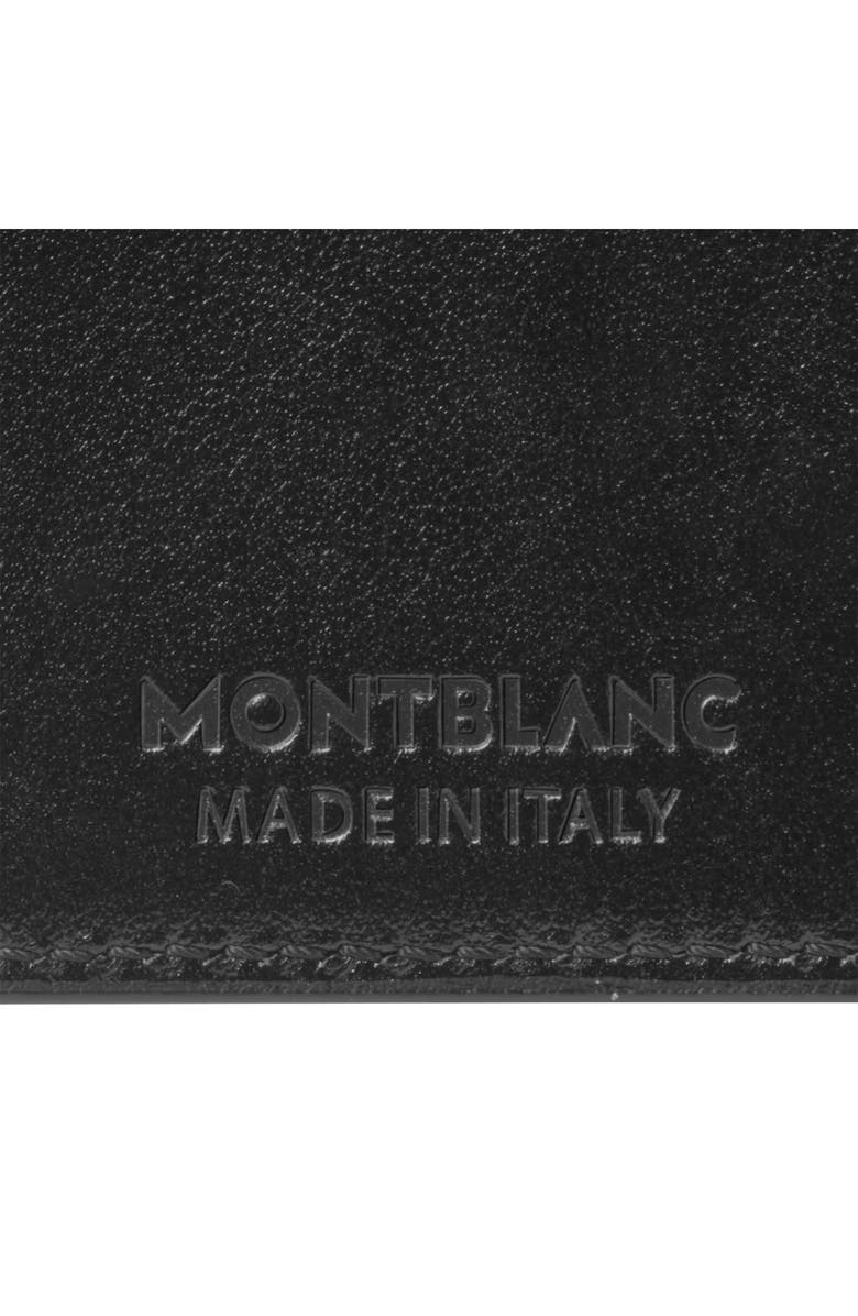 Montblanc Meisterstück Leather Card Case, Alternate, color, Black