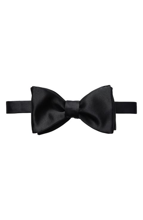 Solid Silk Bow Tie