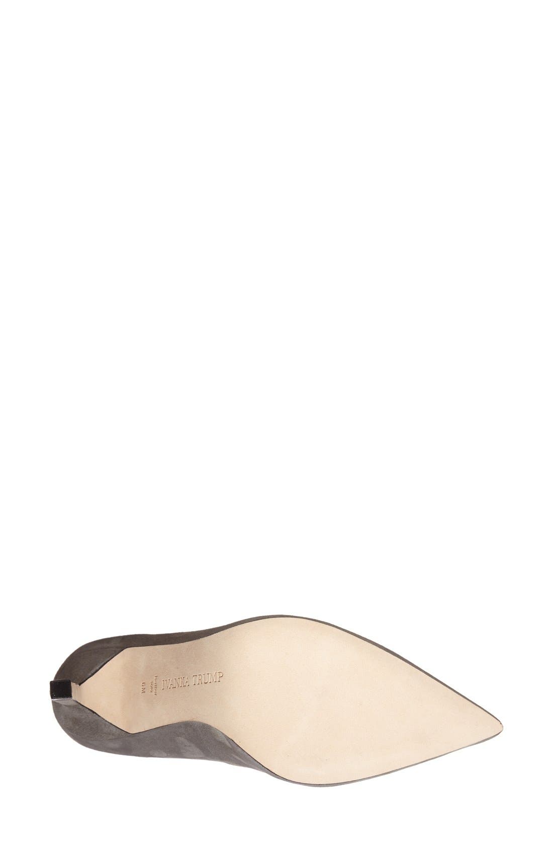 'Carra' Pump, Alternate, color, GREY SUEDE