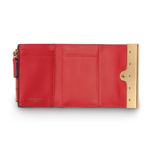 Karl Lagerfeld Paris Jacqueline Wallet In Brown