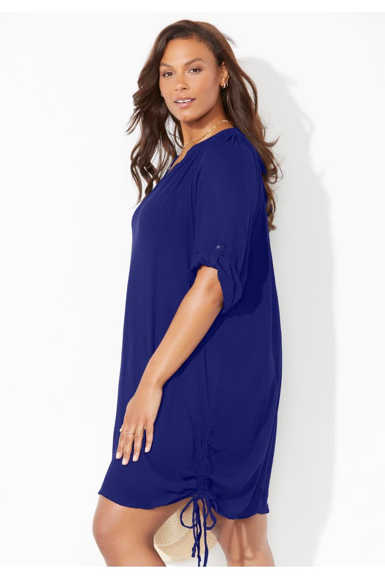 Abigail Cover Up Tunic, Alternate, color, Deep Sea