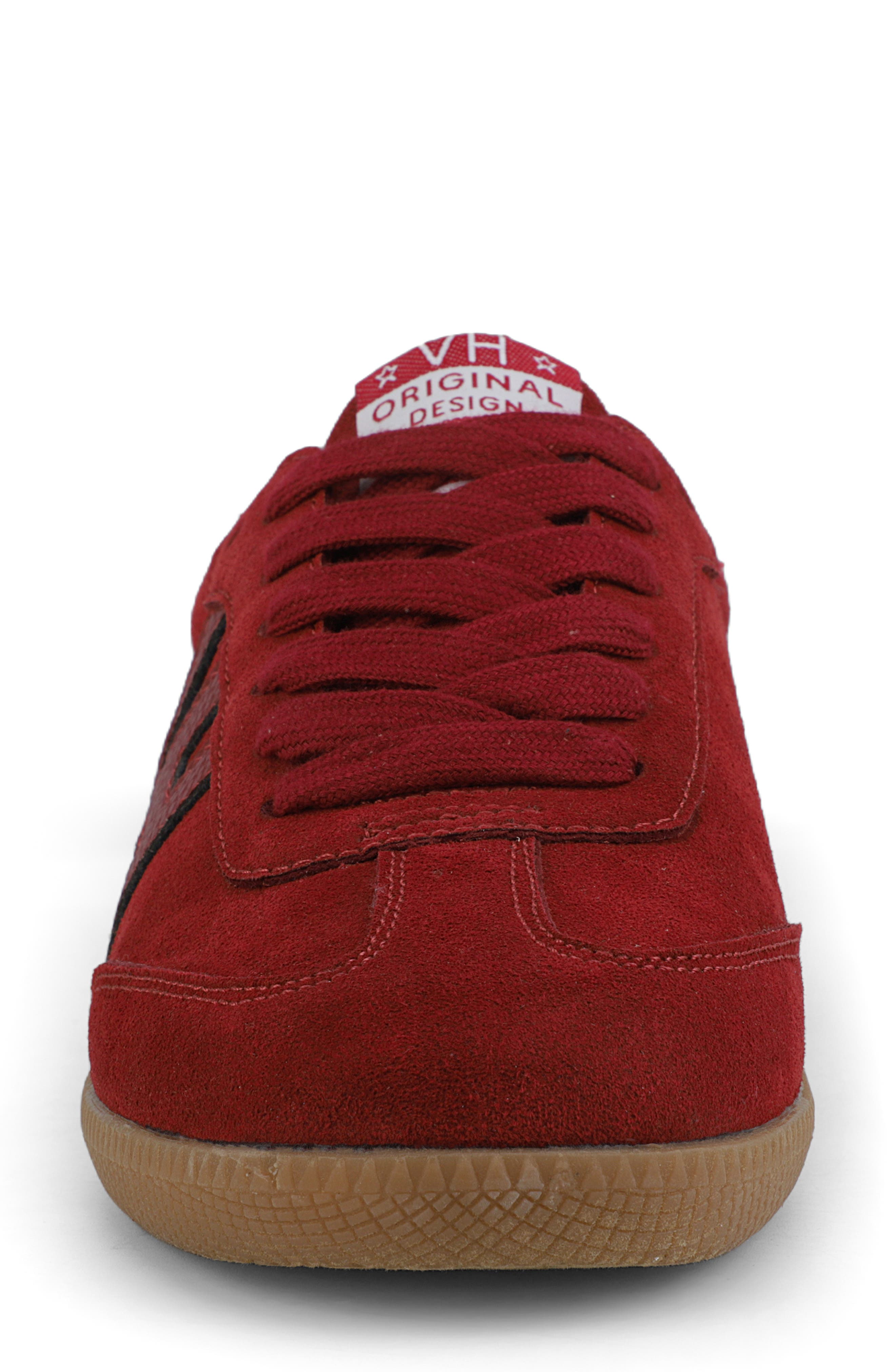 Dreamer Faux-Shearling & Leather Sneaker, Alternate, color, BURGANDY/ TIGER PRINT