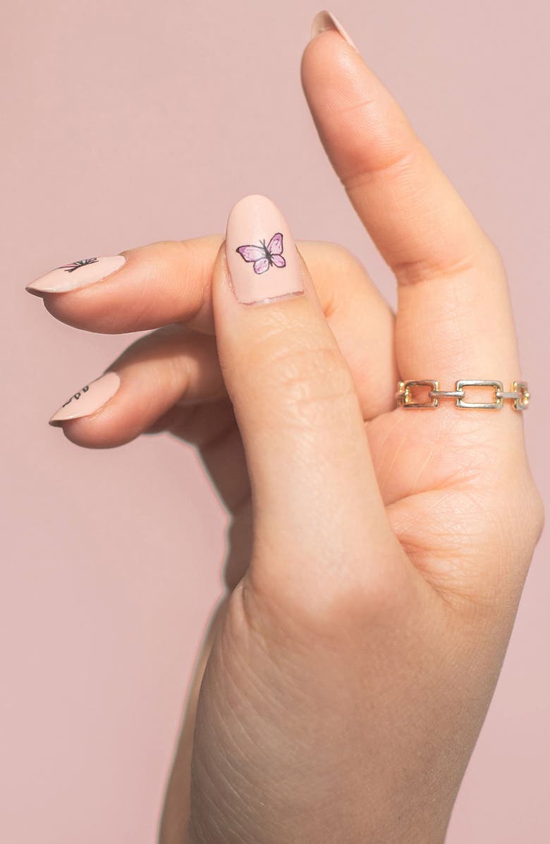 INKED by Dani Color Assorted Temporary Nail & Skin Art Tattoos, Alternate, color, 