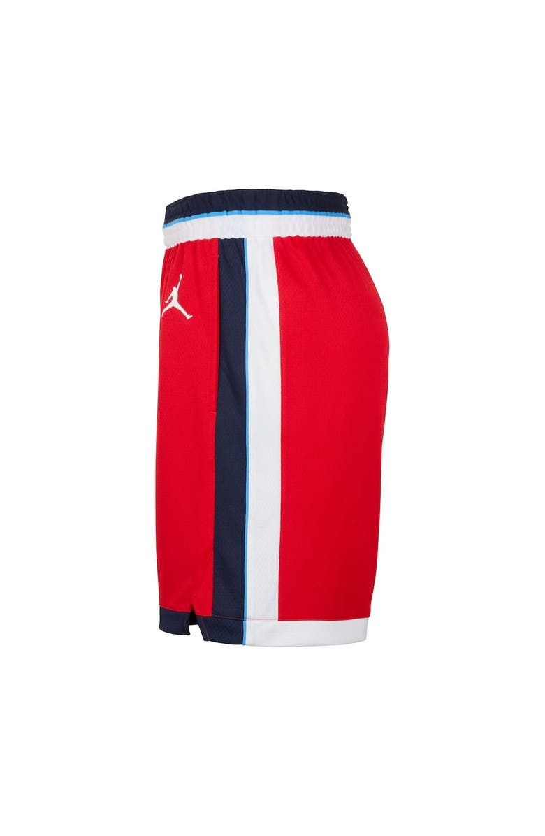 Jordan Brand Men's Jordan Brand Red LA Clippers 2024/25 Statement Edition Swingman Performance Shorts, Alternate, color, Red