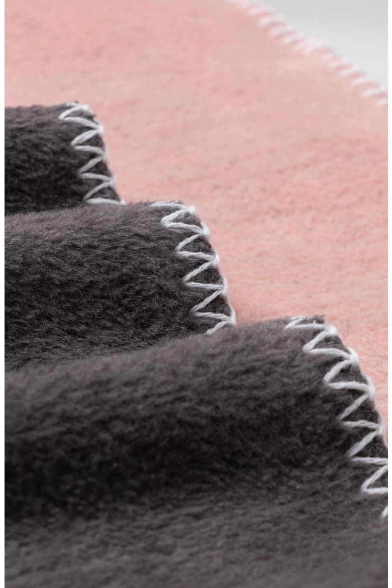 Double Faced Blanket, Alternate, color, BLUSH