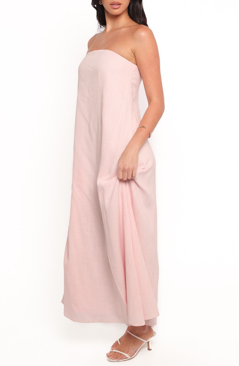 Petal & Pup Bethany Strapless Maxi Dress, Alternate, color, Rosewater
