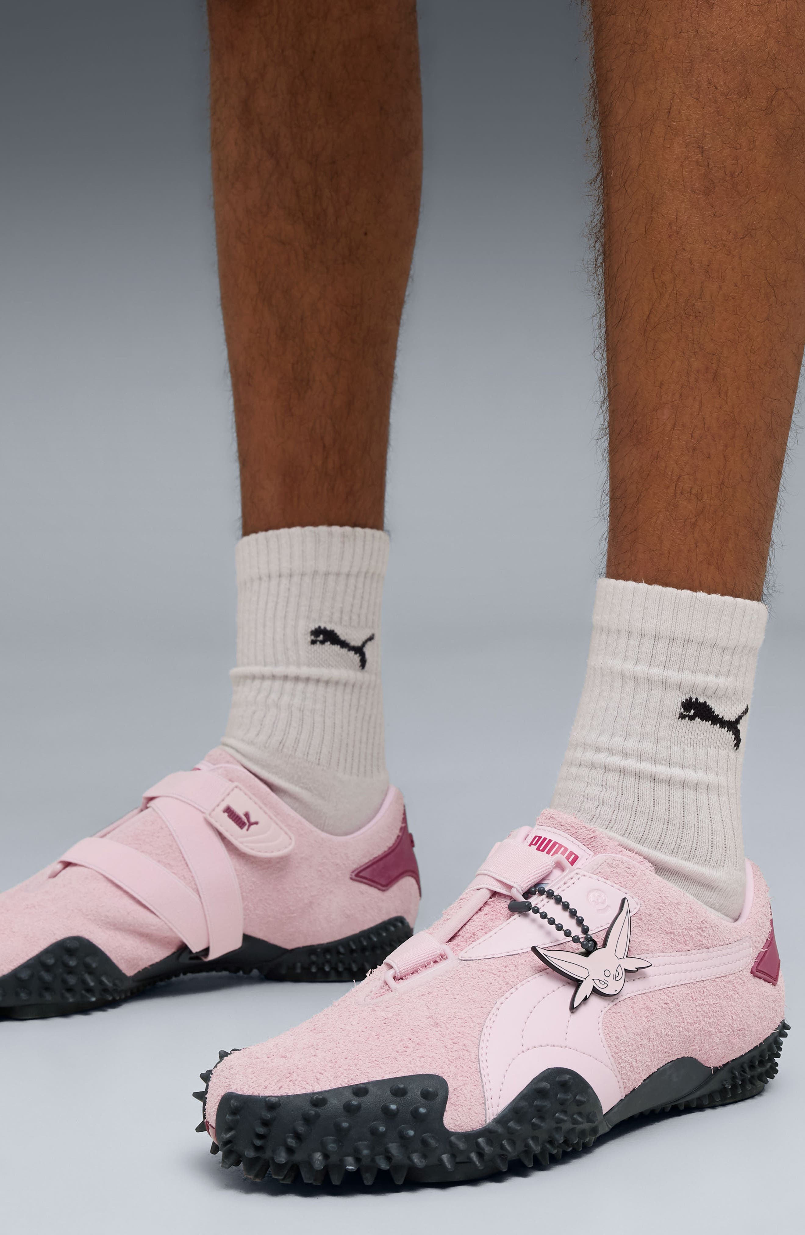 PUMA x POKÉMON Mostro Espeon Sneaker, Alternate, color, Pearl Pink/ Strong Gray