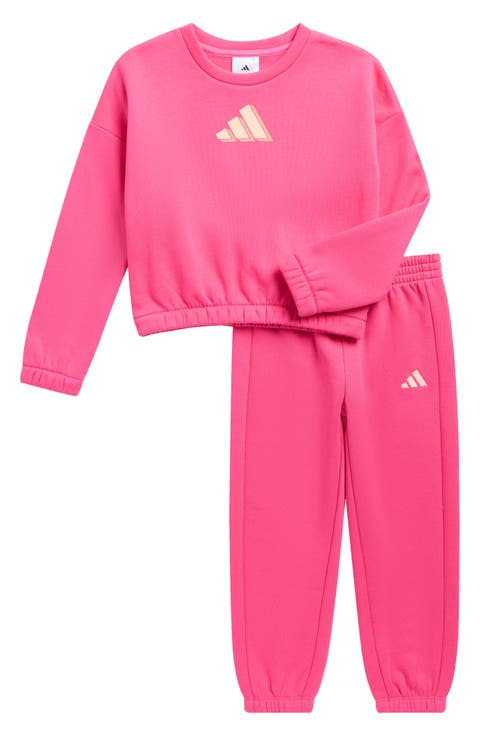 Kids' Logo Graphic Fleece Sweatshirt & Joggers Set (Toddler & Little Kid)