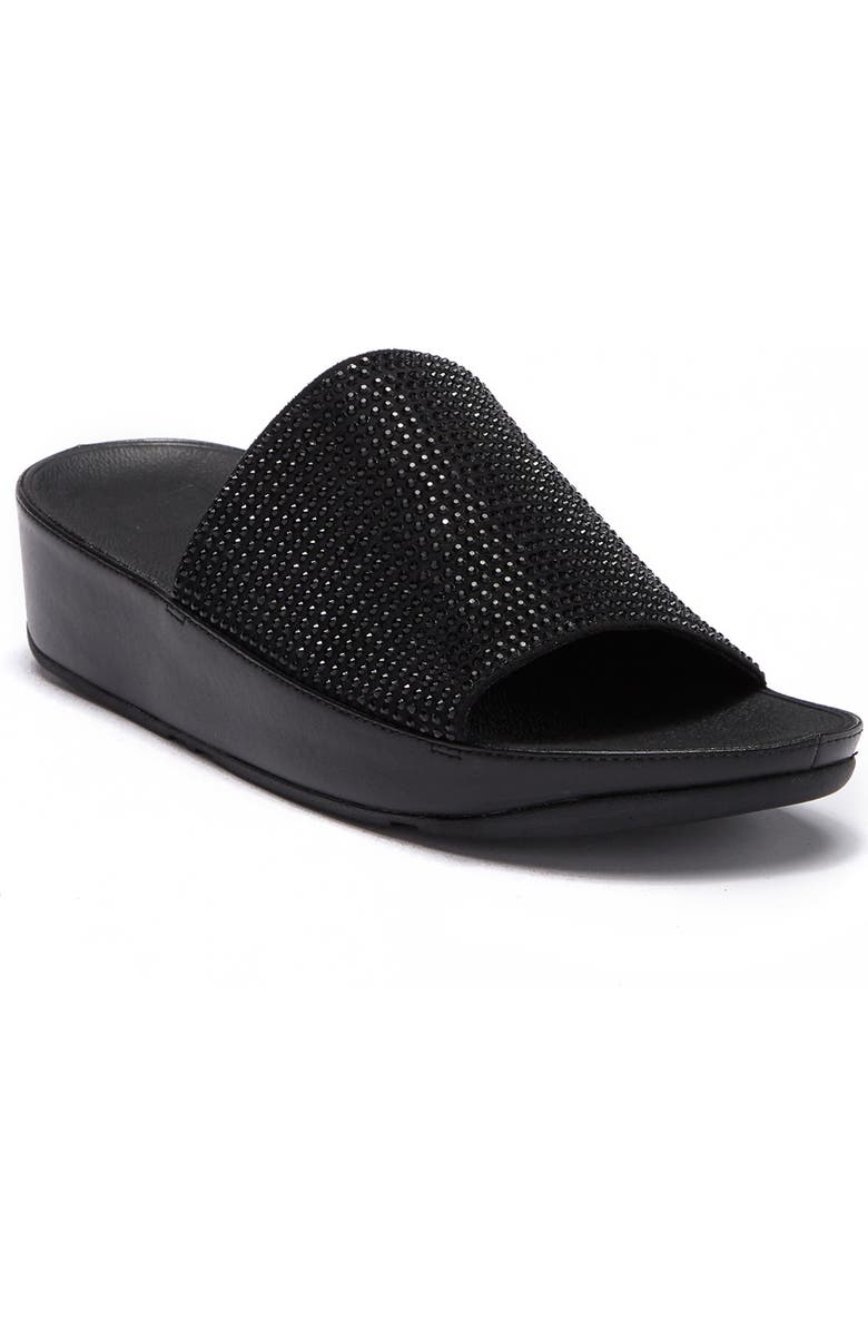 FitFlop Ginny Glitz Pool Slide Sandal, Main, color,