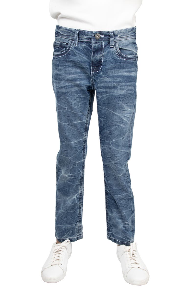 Kids' Cultura Straight Leg Jeans, Main, color, MEDIUM BLUE