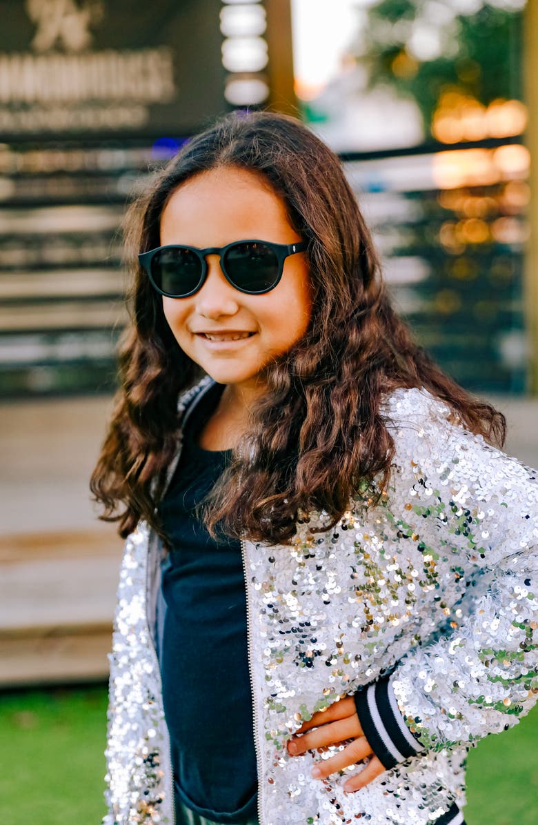 Babiators Kids' Polarized Original Keyhole Sunglasses, Alternate, color, Jet Black/Smoke Gradient