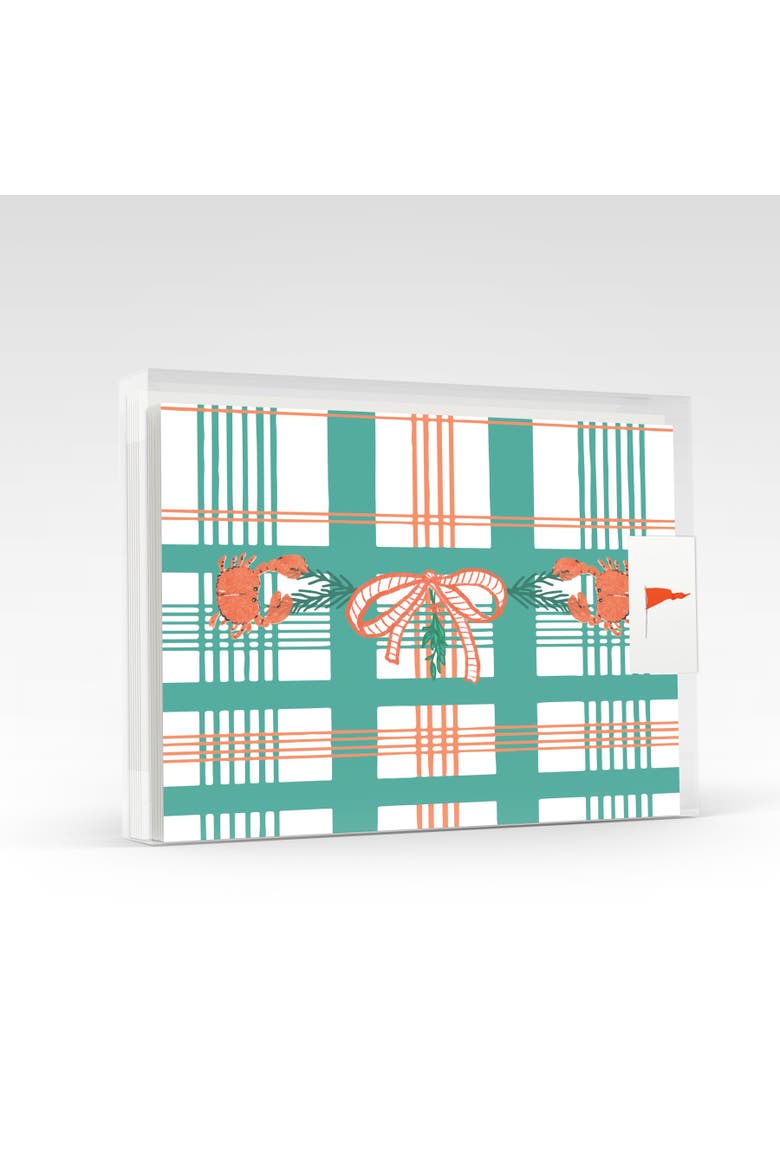 Crabs N' Plaids Set Greeting Card Pack Set, Main, color, Multi-Pack