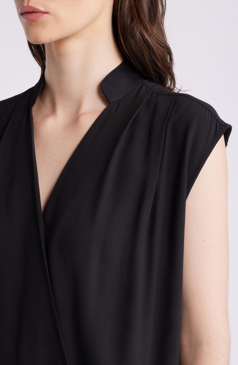 BOSS Bonelia Front Wrap Top, Alternate, color, Black