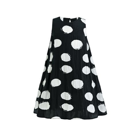 Polka Dot Sleeveless Dress (Toddler, Little Kid & Big Kid)