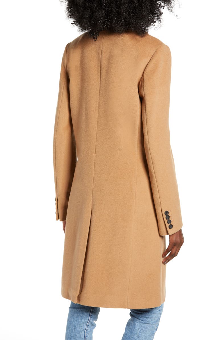 Calvin Klein Jeans Wool Blend Coat, Alternate, color, 