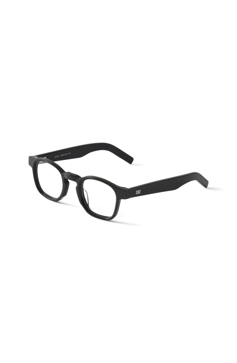 French Kiwis Eyewear Enzo Blue Light Glasses, Alternate, color, Black