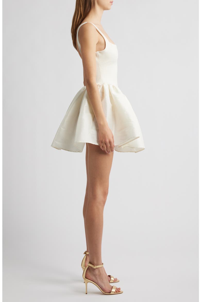 Elsa Flare Minidress, Alternate, color, CREAM
