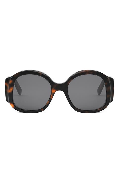Maxi Triomphe 54mm Round Sunglasses