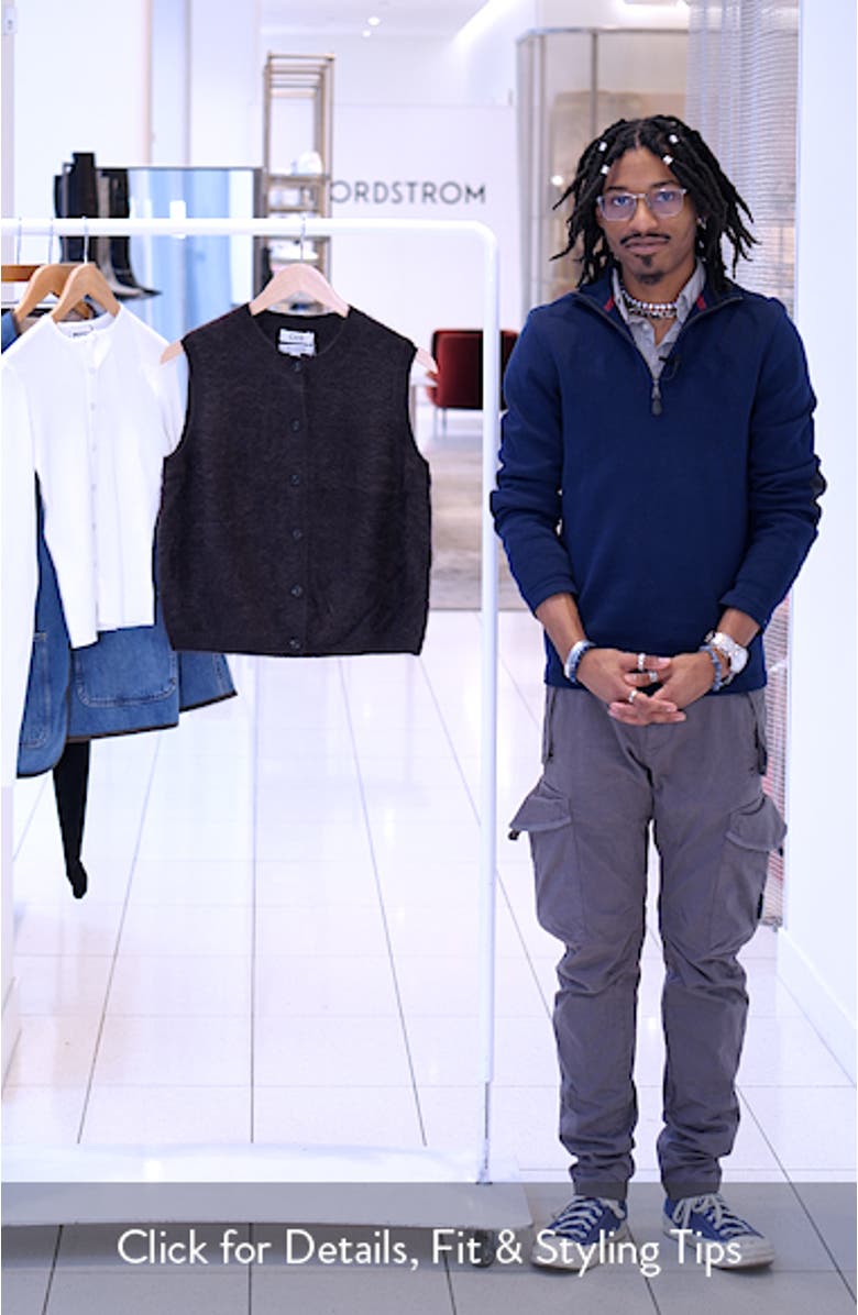 Elver Cashmere Sweater Vest, sales video thumbnail