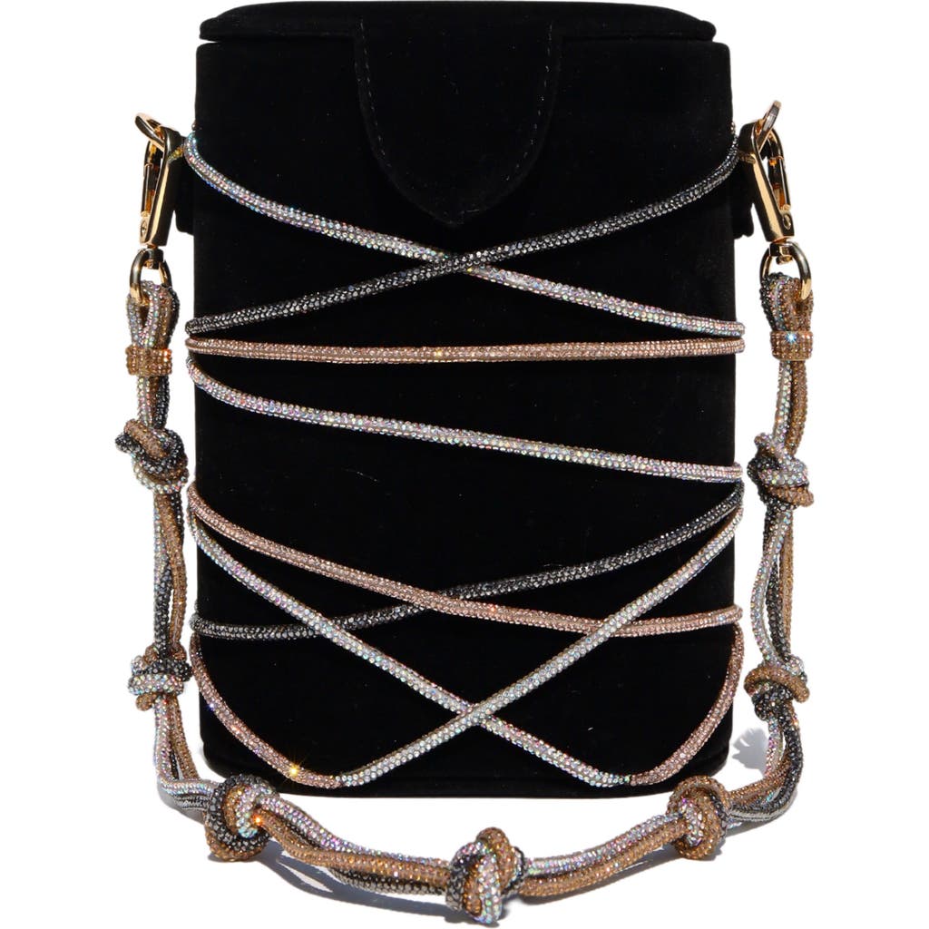 Simitri Knotty Bucket Bag In Black