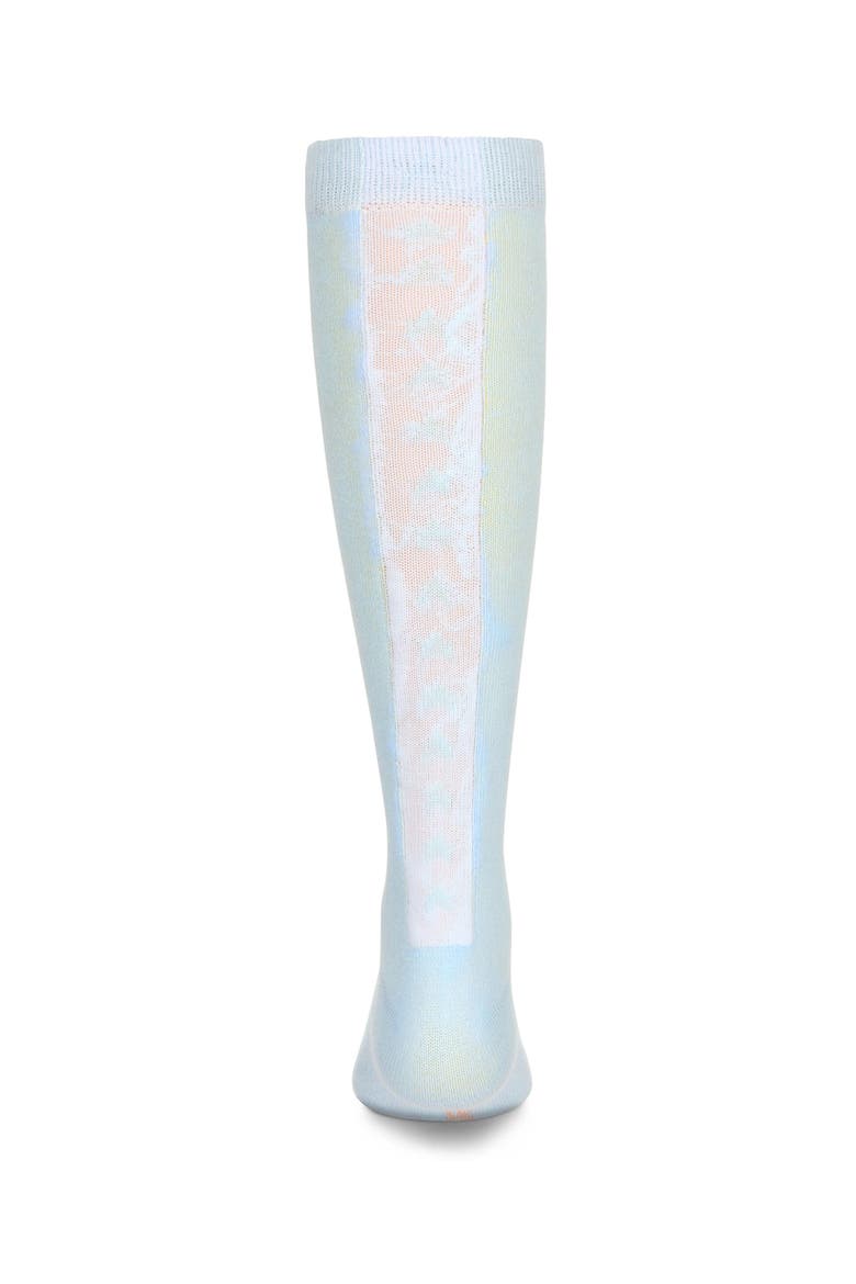 Star Backed Knee High Socks, Alternate, color, Blue