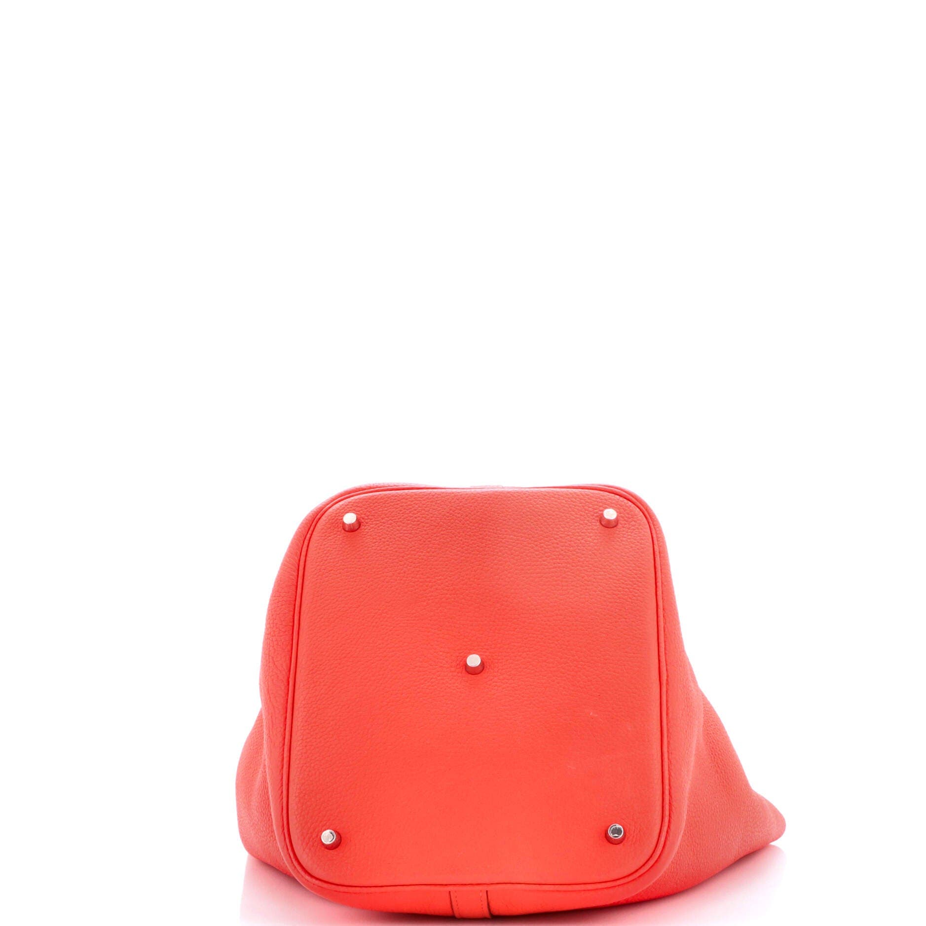 Pre-Owned Hermes Picotin Lock Bag Clemence GM, Alternate, color, Rouge Pivoine