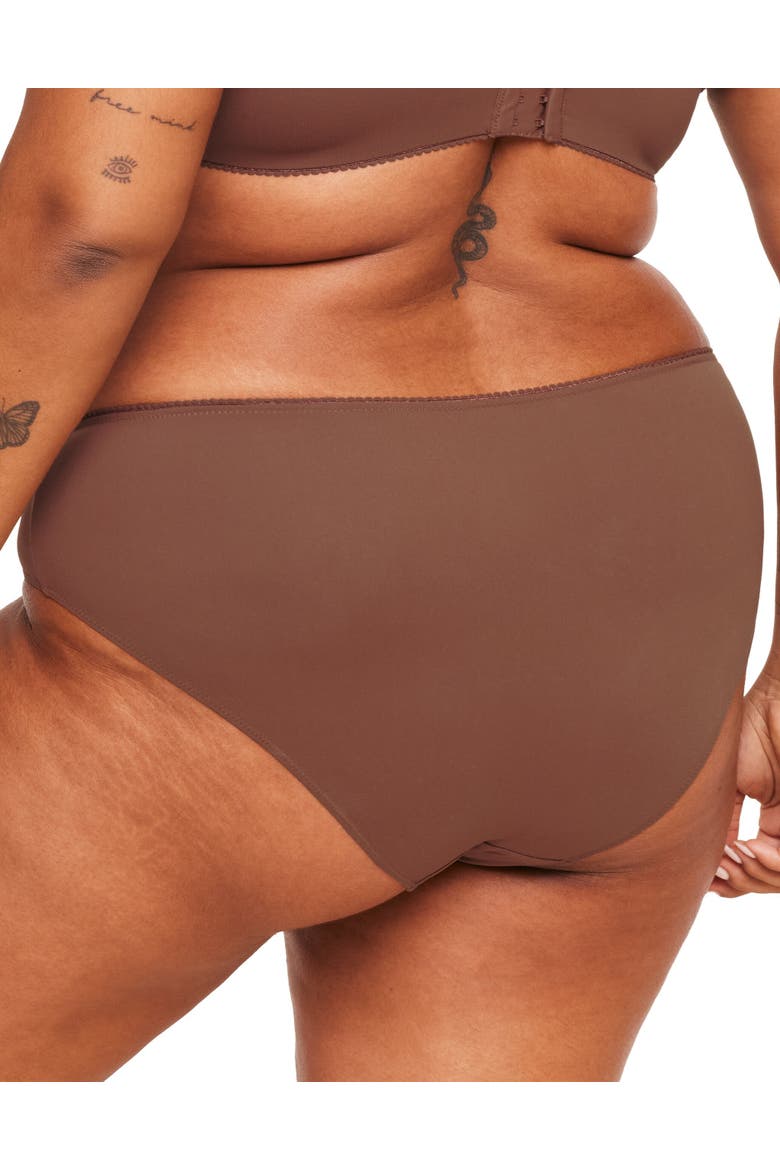 Johanna Hipster Panties, Alternate, color, Dark brown