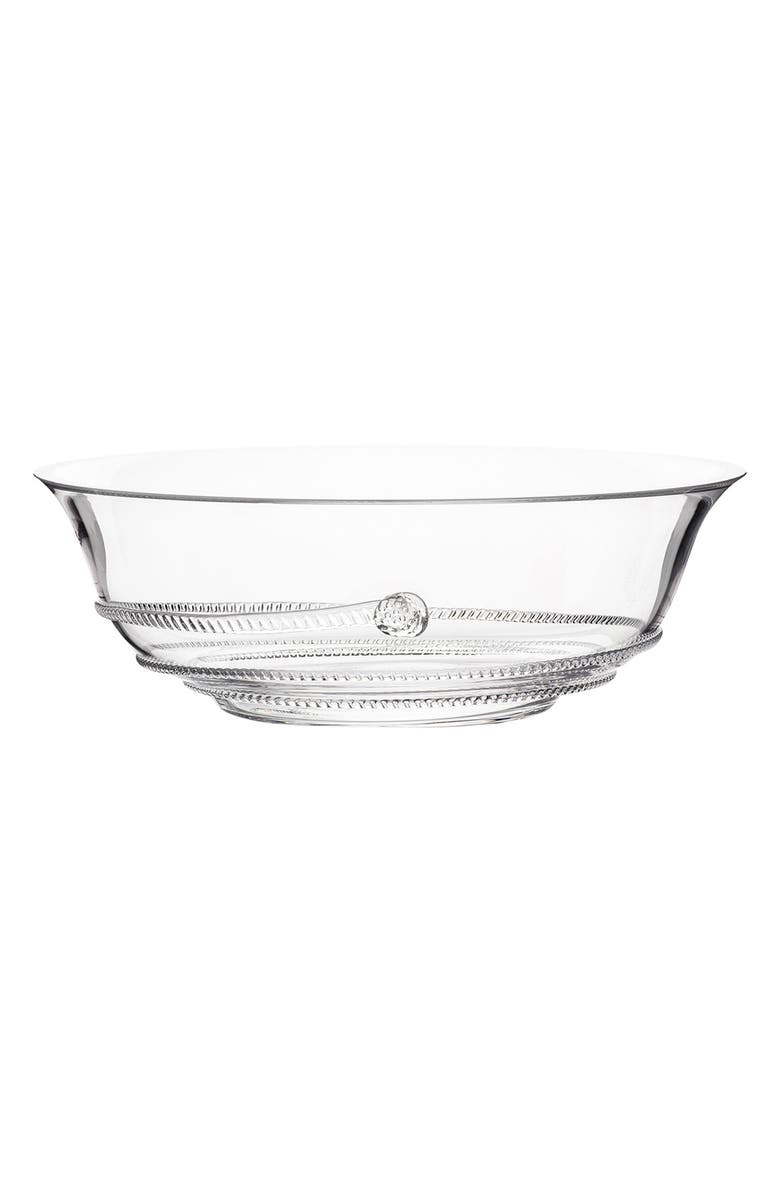 Juliska Amalia Serving Bowl, Main, color, Clear
