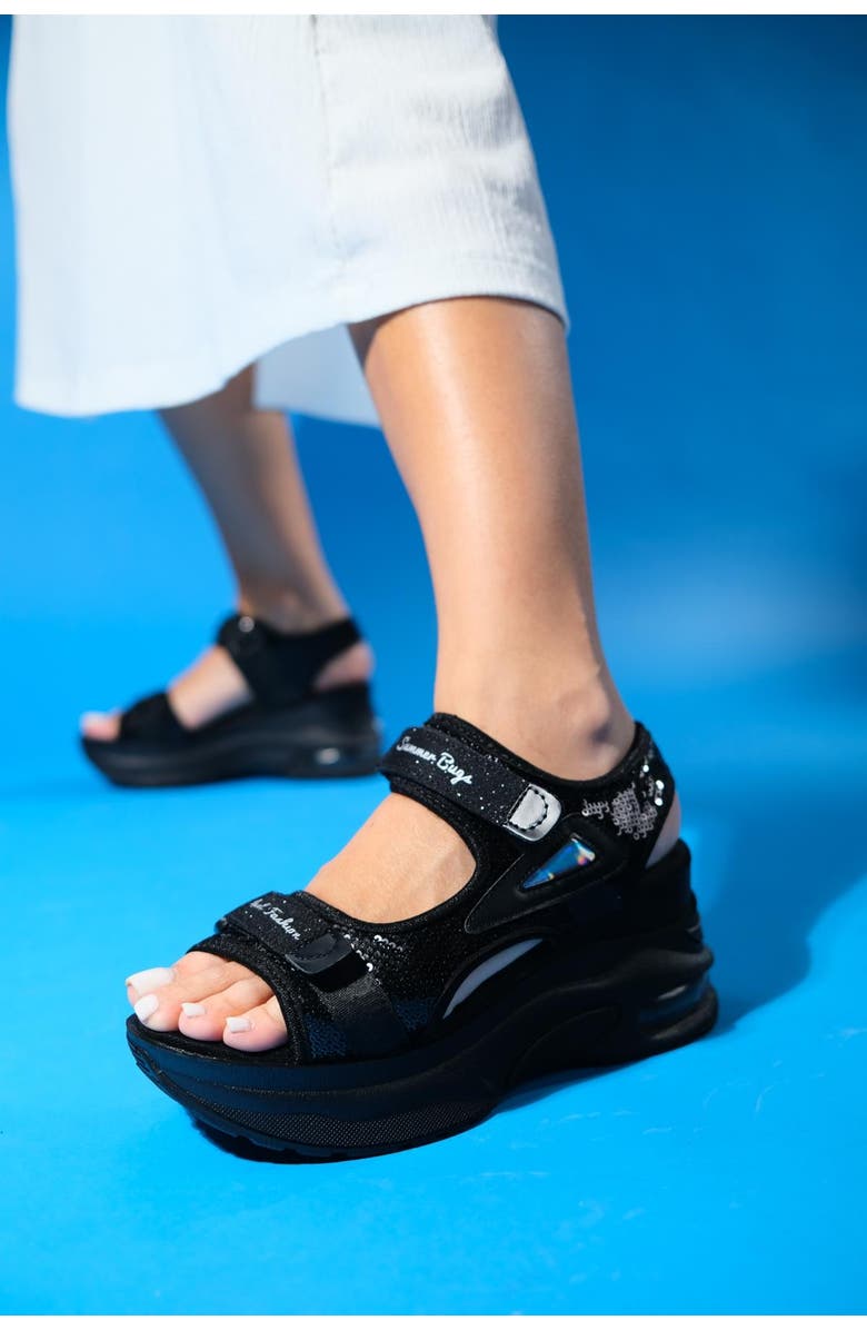 Prologue Shoes Arthur Strap Platform Sport Sandal, Alternate, color,